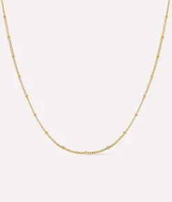 Ana Gold Small Ball Chain Necklace - Ana Luisa