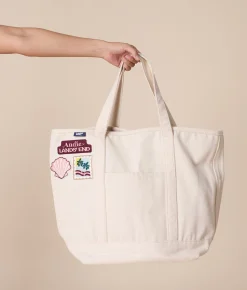 Andie X Lands' End Canvas Beach Tote - Canvas - Natural