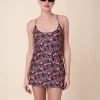 Andie X Lands' End Tugless Fiji Swim Dress - Eco Nylon - Multi Floral