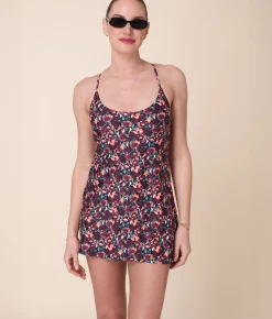 Andie X Lands' End Tugless Fiji Swim Dress - Eco Nylon - Multi Floral