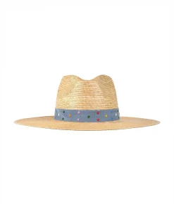 Blueberry Swiss Dot Hat