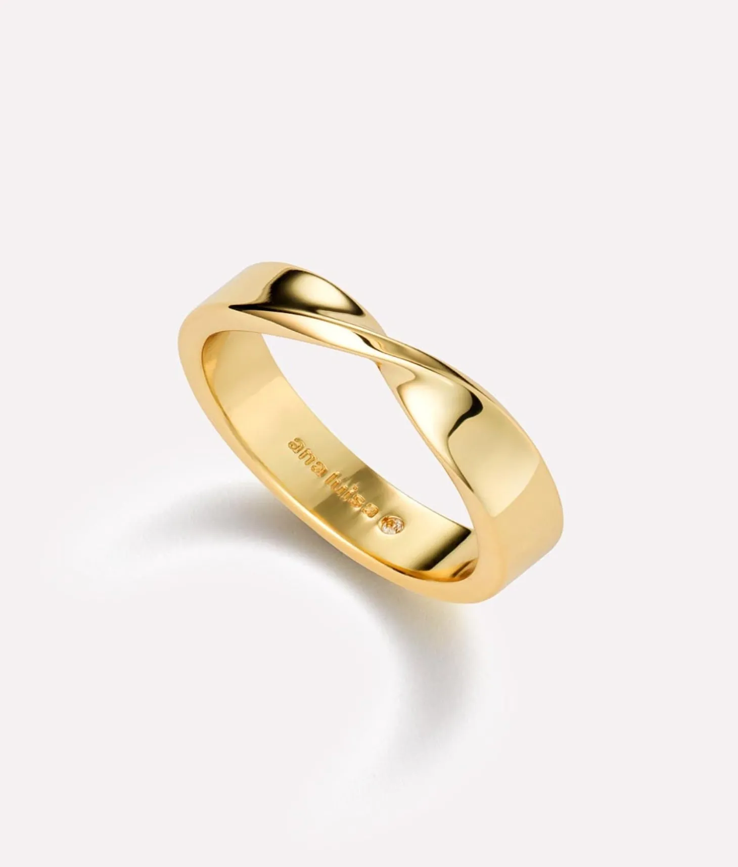 Eliora Gold Band Ring - Ana Luisa