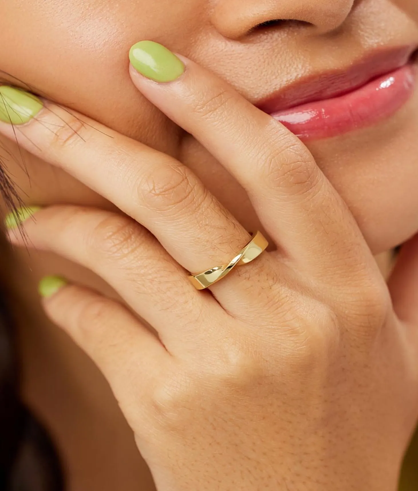 Eliora Gold Band Ring - Ana Luisa