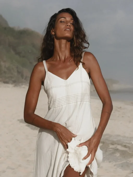 Eva Maxi Dress - Natural