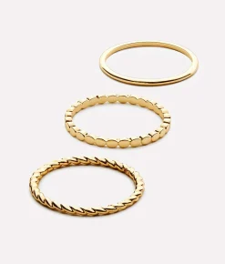 Gold Ring Set - Adrianna Set