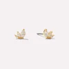Kennedy Gold Stud Earrings - Ana Luisa