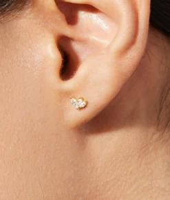 Kennedy Gold Stud Earrings - Ana Luisa