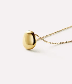 Pebble Mini Gold Pendant Necklace - Ana Luisa