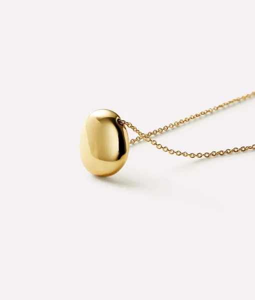 Pebble Mini Gold Pendant Necklace - Ana Luisa