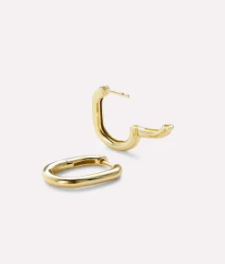 Rox Small Gold Hoop Earrings - Ana Luisa