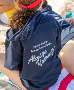 The Always Full Zip Hoodie Sweatshirt - Navy