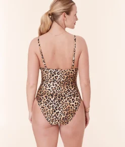 The Amalfi One Piece - Eco Nylon - Leopard - Classic