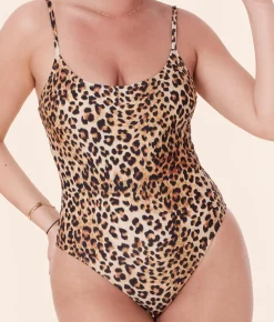 The Amalfi One Piece - Eco Nylon - Leopard - Classic