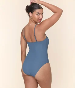 The Amalfi One Piece - Eco Ribbed - Slate - Classic