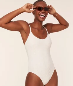The Amalfi One Piece - Scallop Crochet - Gardenia - Classic