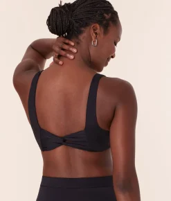 The Barbados Bikini Top - Eco Nylon - Black