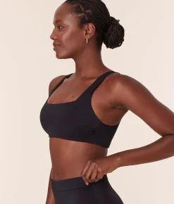 The Barbados Bikini Top - Eco Nylon - Black