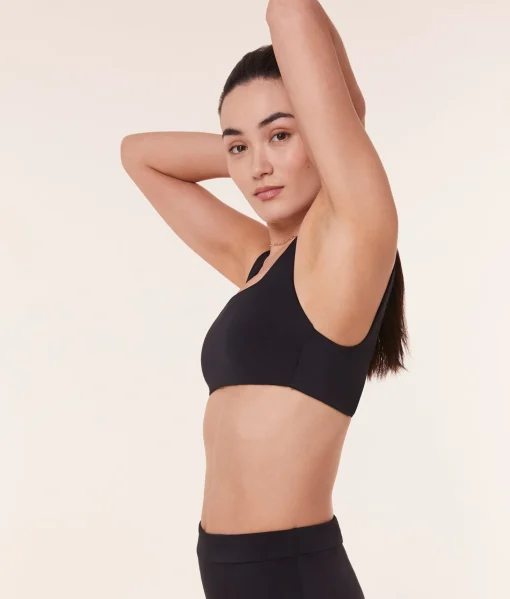 The Barbados Bikini Top - Eco Nylon - Black