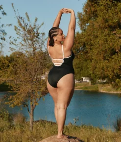 The Bells One Piece - Eco Nylon - Black - Classic