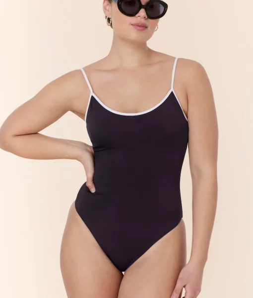 The Bells One Piece - Eco Nylon - Black - Classic