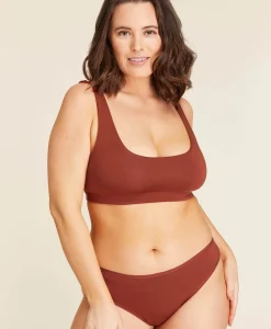 The Bikini Panty - Rayon - Deep Terracotta