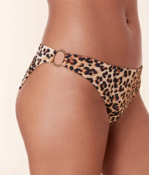The Bonita Bikini Bottom - Eco Nylon - Leopard