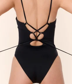 The Cabarete One Piece - Eco Nylon - Black - Classic