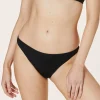 The Cheeky Bikini Bottom - Flat - Black