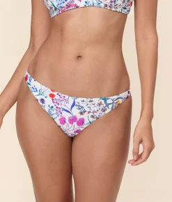The Cheeky Bikini Bottom - Eco Nylon - Botanical Floral