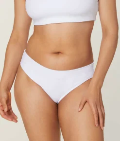 The Classic Bikini Bottom - Eco Nylon - White