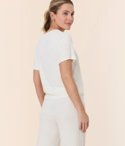 The Classic Tee - Wide Rib - Snow