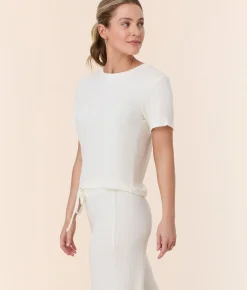 The Classic Tee - Wide Rib - Snow