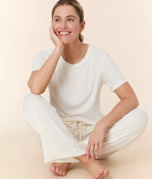 The Classic Tee - Wide Rib - Snow
