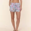The Coastal Short - Lightweight Rayon - Botanical Floral