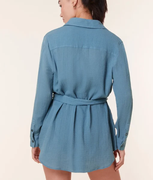 The Corvo Button Up - Cotton Gauze - Oceanview