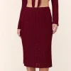 The Crete Skirt - Scallop Crochet - Syrah