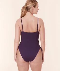 The Elba One Piece - Eco Nylon - Acai - Classic