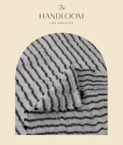 The Handloom Ava Kimono - Black Stripes
