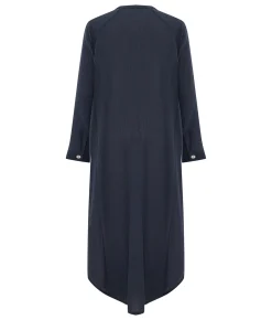 The Handloom Terra Shirt Dress - Navy