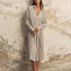 The Handloom Voyage Shirt Dress - Black Stripes