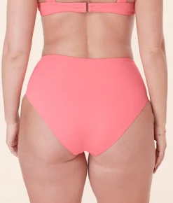 The High Rise Bikini Bottom - Eco Nylon - Petal