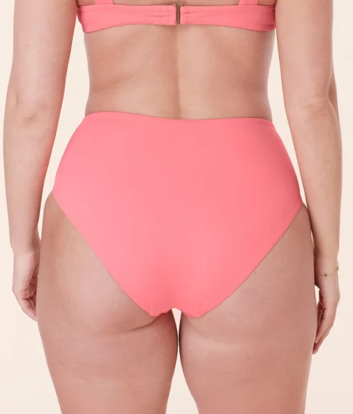 The High Rise Bikini Bottom - Eco Nylon - Petal