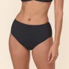 The High Waist Bikini Bottom - Eyelet - Black Eyelet