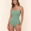 The Jetties One Piece - Eyelet - Eucalyptus - Classic