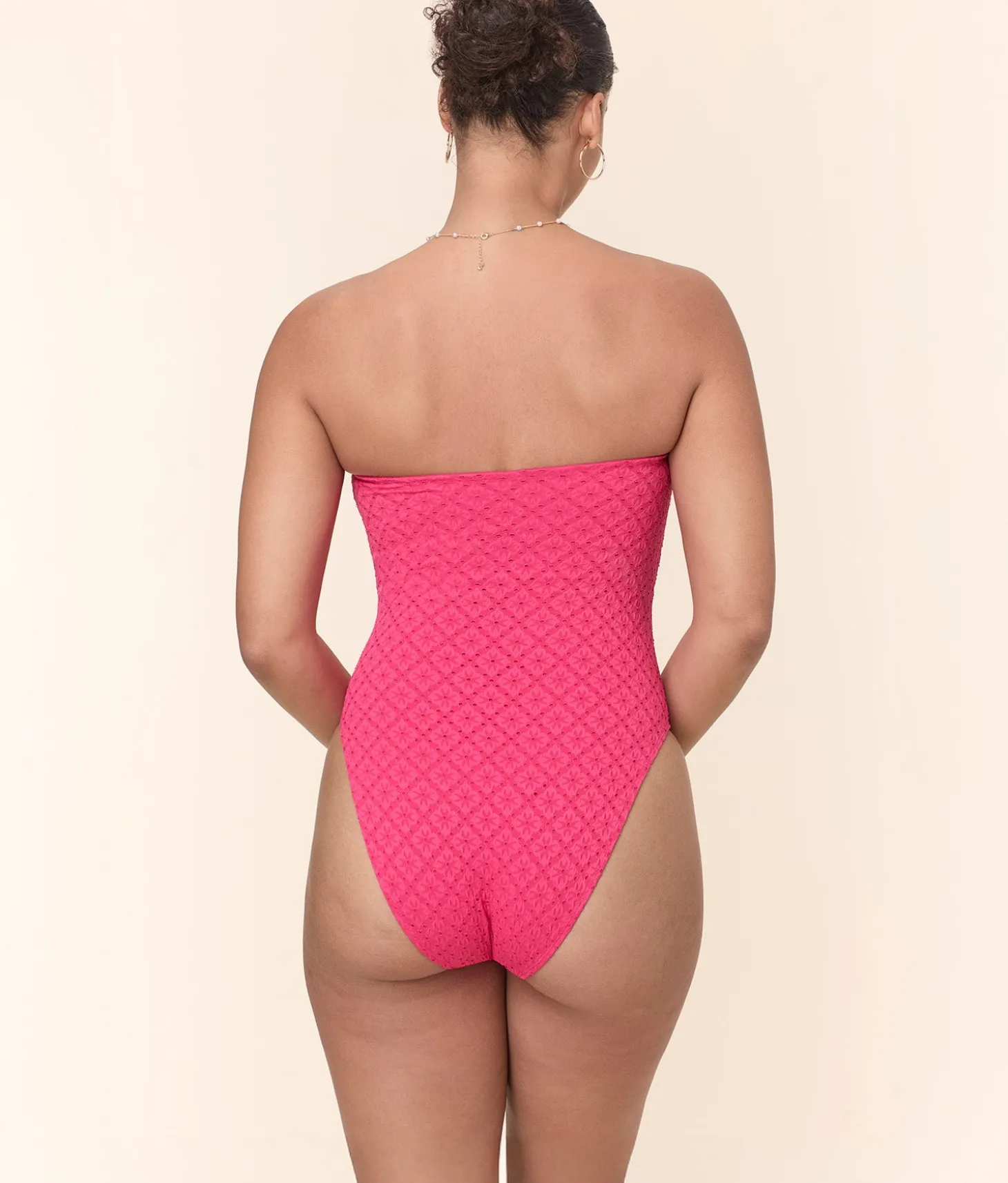 The Kauai One Piece - Eyelet - Begonia - Classic