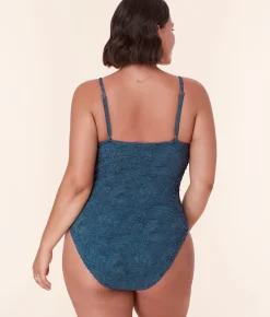 The Lanikai One Piece - Popcorn Floral - Stargazer - Classic