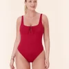 The Macao One Piece - Eco Nylon - Garnet - Classic