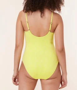 The Mana One Piece - Floral Lace - Limeade - Classic