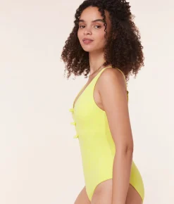 The Mana One Piece - Floral Lace - Limeade - Classic