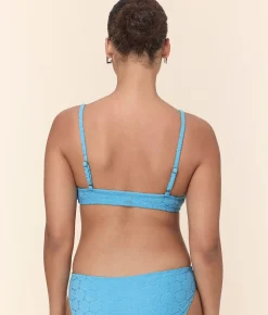 The Molokai Bikini Top - Terry Shells - Crystal